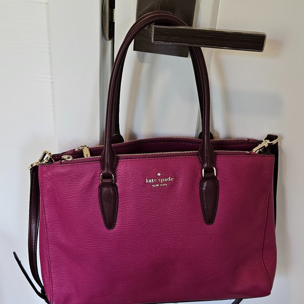 Kate Spade Shoulder/Crossbody Bag Deep Magenta